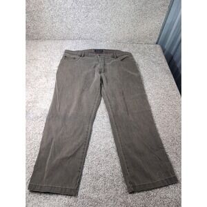 Bugatchi Uomo Mens Corduroy Pants Taupe‎ Brown Straight Leg FX8001P6 Size 42/35